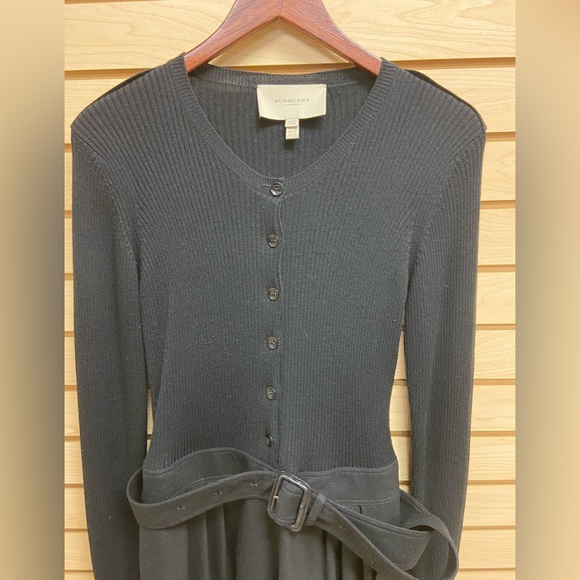 BURBERRY WOMEN DRESS CLASSY AND ELEGANT SIZE 12 Wool Angora Cashmere material - Picture 2 of 11